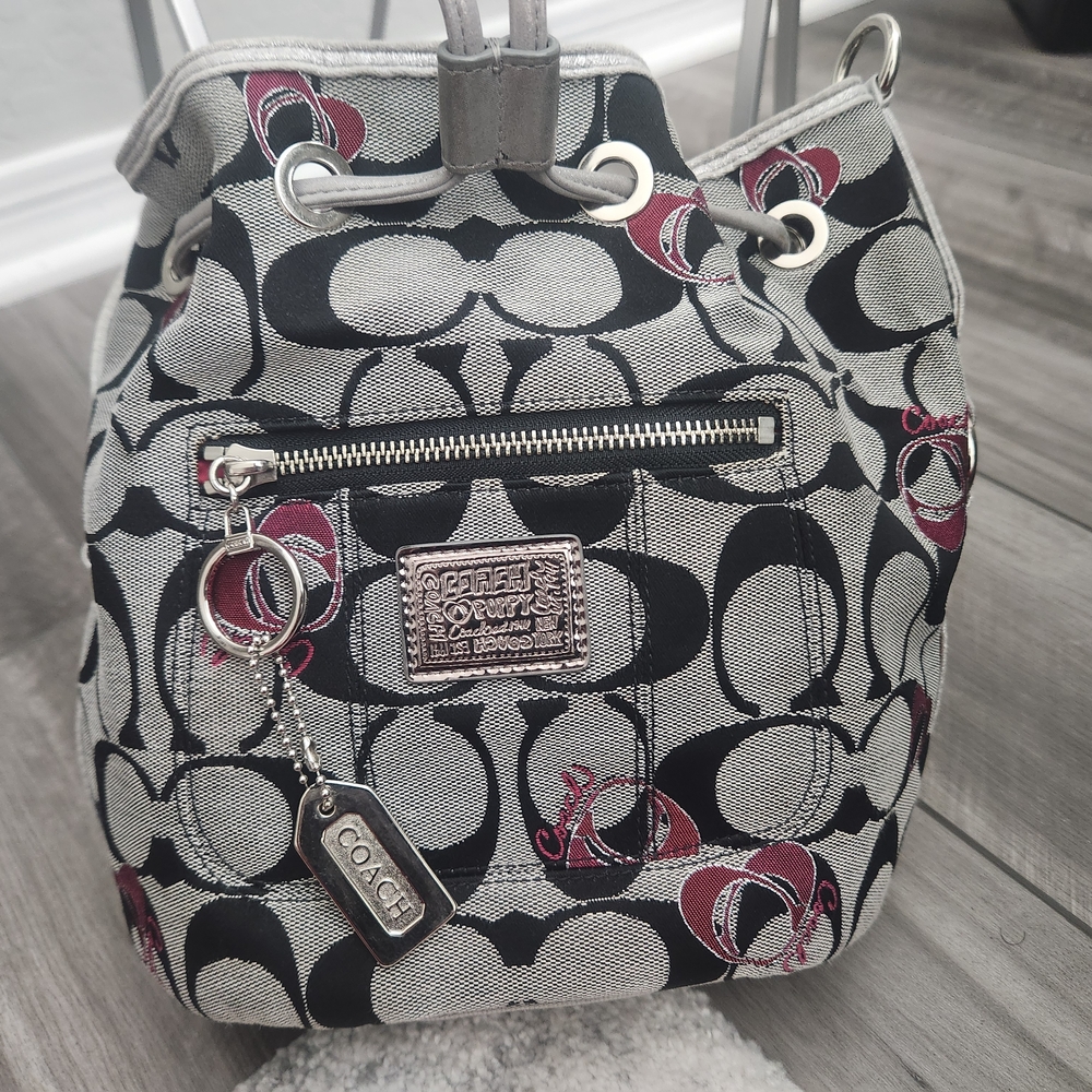 Coach Poppy Bucket Drawstring Women's Bag